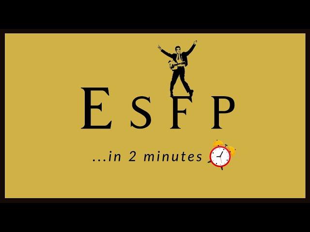 How To Spot an ESFP in 2 Minutes...