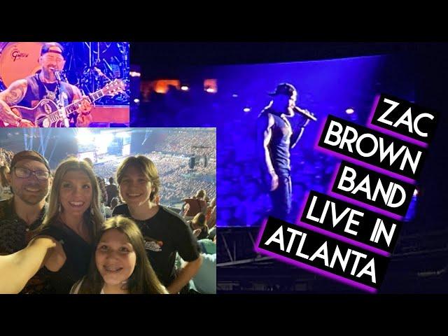 First Concert Zac Brown Band Live in Atlanta #firstconcert #zacbrownband #atlanta #theboatfields