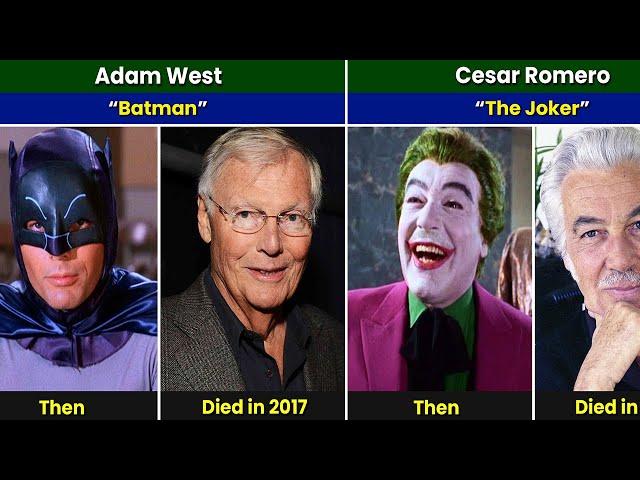 Batman (1966) Cast Then and Now 2024