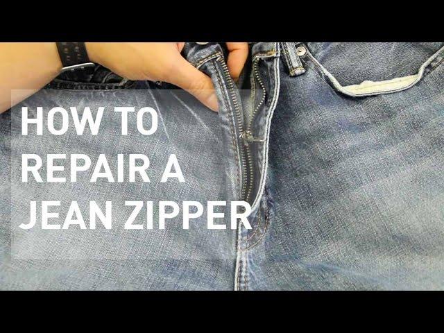 How to Fix a Jean Zipper Off Track