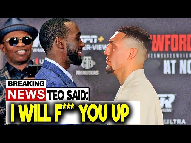 Terence Crawford vs Teofimo Lopez FACE TO FACE For The First Time