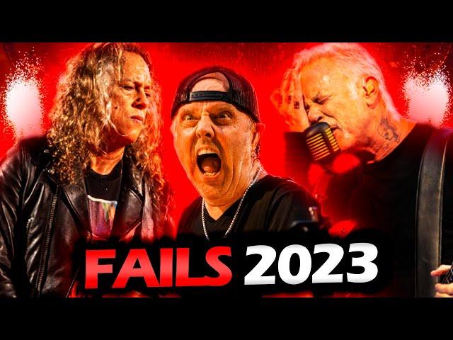 METALLICA FAILS LIVE COMPILATION (2023)