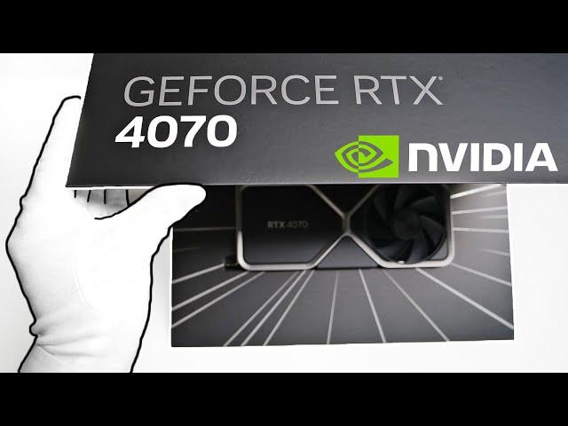 NVIDIA RTX 4070 GPU Unboxing + Gameplay impressions