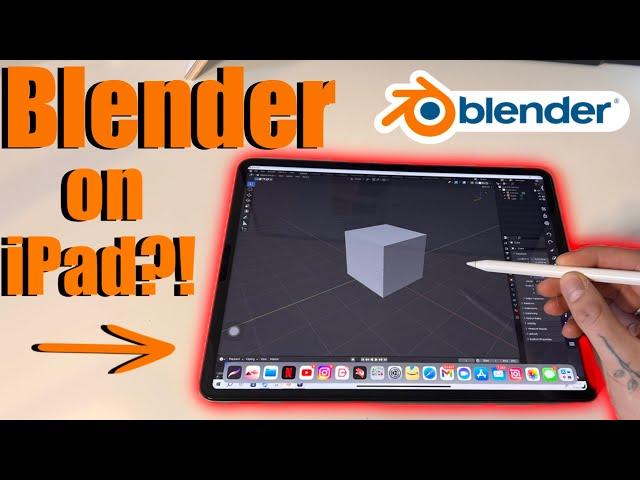 Use Your iPad as a Drawing Tablet For Any PC! - ( Blender On iPad )