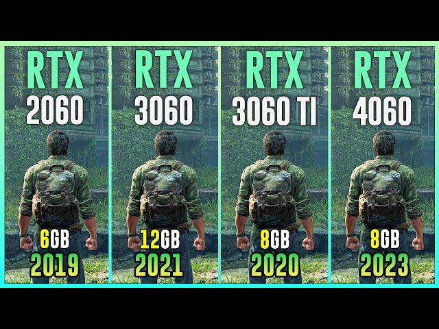 RTX 2060 vs RTX 3060 vs RTX 3060 TI vs RTX 4060 - Test in 12 Games