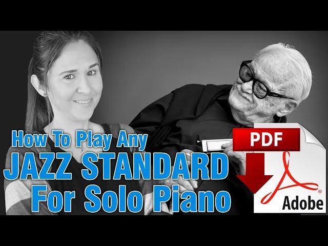 How To Play ANY JAZZ STANDARD For Solo Piano | Bluesette