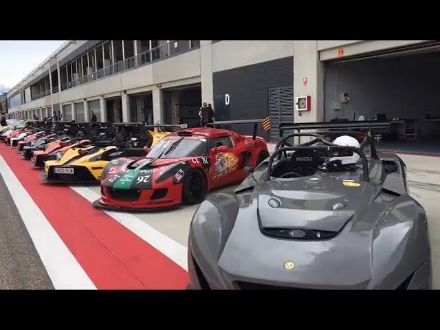 Track cars parking at Motorland