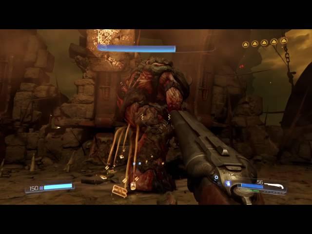 DOOM how to kill the Lazarus Labs boss