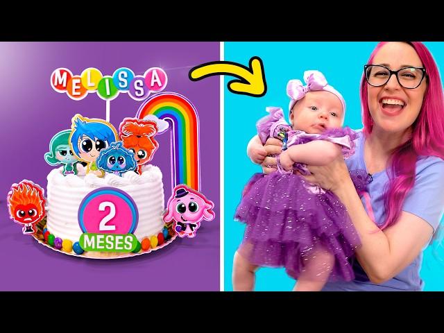 FIZ UMA FESTA DE DIVERTIDA MENTE PRA MELISSA  DECORAÇÃO DO 2º MESVERSARIO DA MINHA FILHA