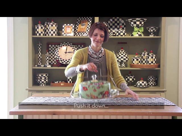 MacKenzie-Childs' Cake Carrier Demonstration