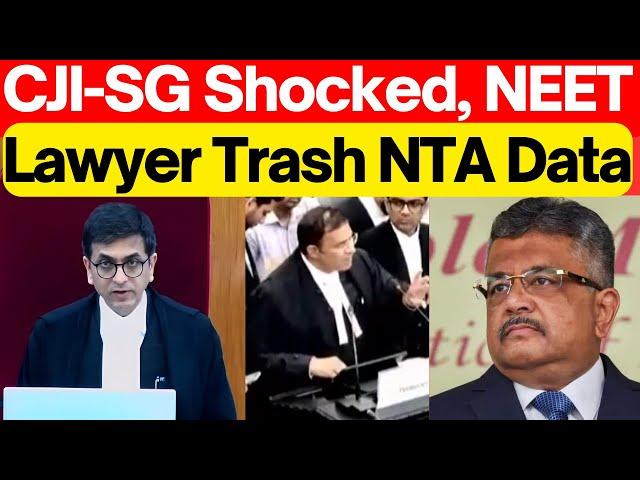 NEET SC Hearing, CJI Shocked, Lawyer Trash IIT Madras Data #lawchakra #supremecourtofindia