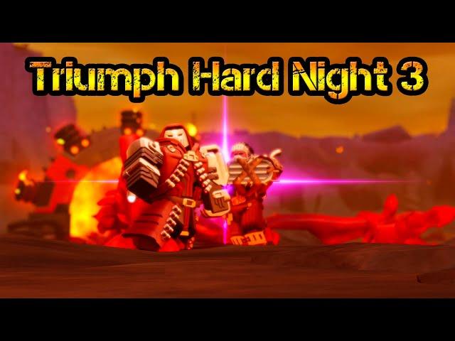 Triumph Hard Night 3 Hexscape Event Roblox Tower Defense Simulator