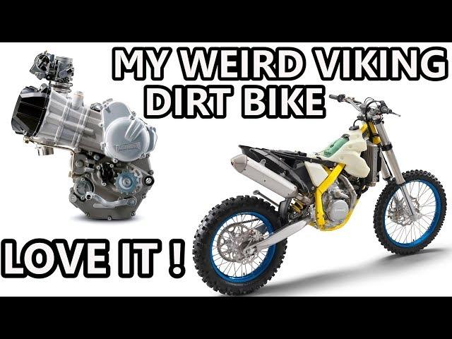 My new dirt bike Husaberg FX450 is wonderfully weird - introduction and details