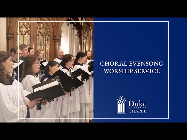 Choral Evensong Worship Service - 12/15/24