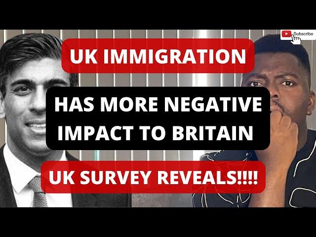 IMMIGRATION IS BAD FOR BRITAIN | LATEST SURVEY REVEALS