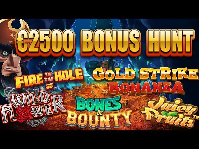 €2500 BONUS HUNT! CAN OUR LUCK CONTINUE?!