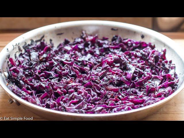 Simple Sautéed Red Cabbage Recipe - EatSimpleFood.com