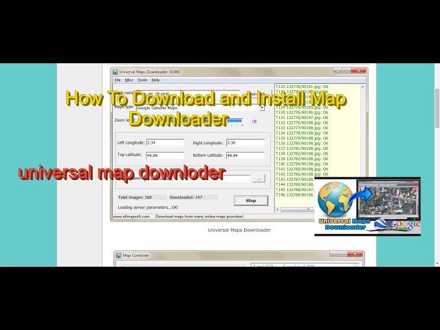 How To Download  High-resolution Image from Google Satellite Using Universal Map Downloader