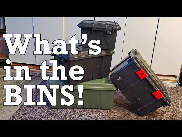 What's in the Bins, An overview of what and how I carry my gear