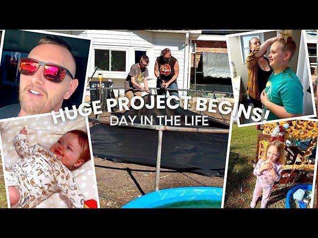 Huge Project Begins! Family Life Unfiltered: Haircuts, Duck Eggs, and Backyard Adventures!