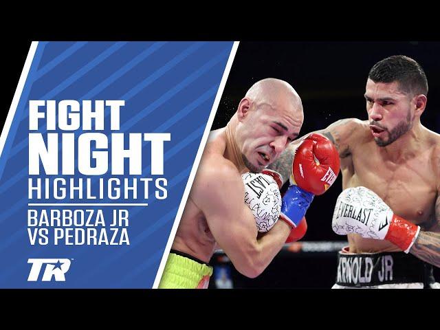 Arnold Barboza Outworks Jose Pedraza with Beautiful Punches, Calls Out Everyone at 140 | HIGHLIGHTS