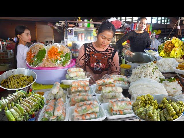 Fish Noodle Soup, Spring Rolls, Snacks, & More - Cambodian Routine Food & Lifestyle