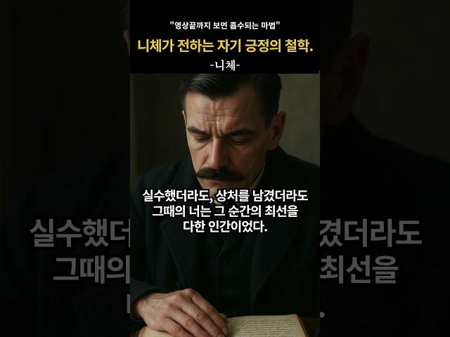 사람은 늙어서 외로운게 아니다 니체명언 #명언 #공감글 #좋은글 #니체 #오디오북