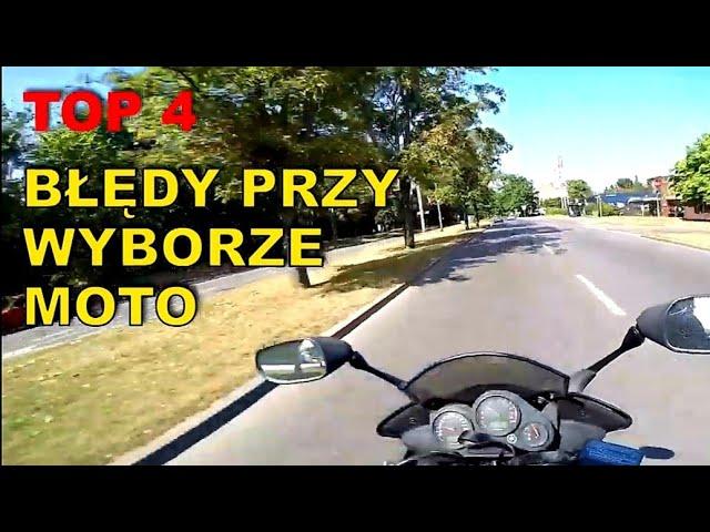 Top 4 najczęstszych błędów przy wyborze motocykla