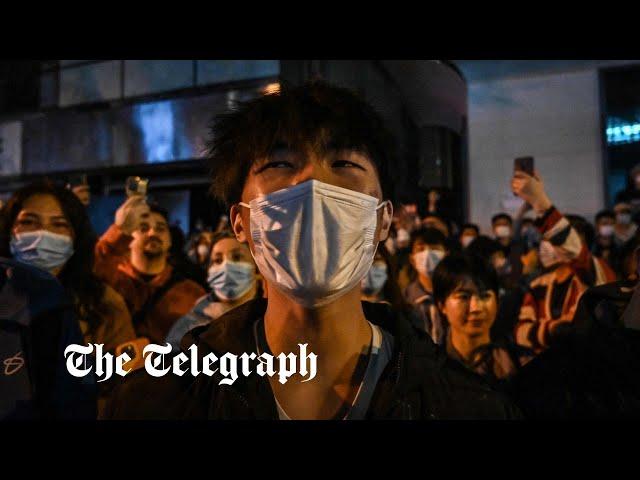 Protesters in Shanghai demand President Xi resign over China's Covid lockdowns