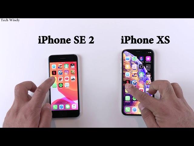 iPhone SE 2 vs iPhone XS Speed Test Comparison