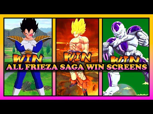 (Dragon Ball Legends) EVERY FRIEZA SAGA WIN SCREEN IN CHRONOLOGICAL ORDER - NOVEMBER 2022 [4K]