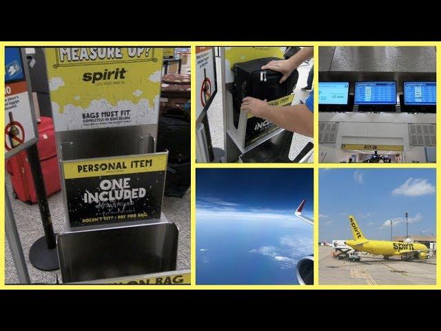 Flying Spirit Air to Cancun | Bag Sizer | Bathroom | Secret Plug