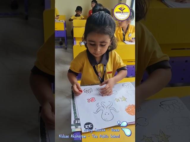 Artsy Session - Creative Ocean Adventures - Kids Make Marine Magic at Kidzee Aksharam #Artsysession