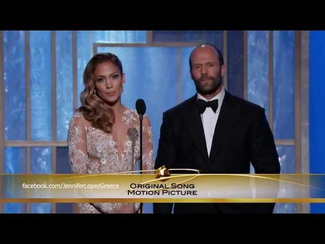 Jennifer Lopez Gives Award to Adele for 'Skyfall' - Golden Globes 2013 (HD 1080p)