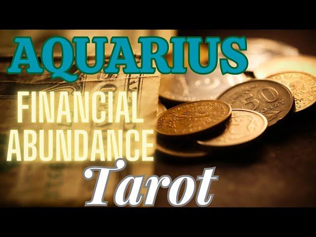 AQUARIUS Tarot~Money & Career Reading~April 2025