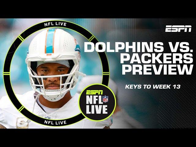 The problems the Dolphins pose for the Packers  + Bo Nix isn’t looking like a rookie  | NFL Live