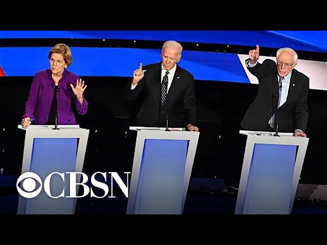 Democrats debate gender in politics, sexism and war during Iowa debate