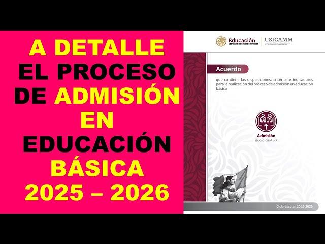 Soy Docente: A DETALLE EL PROCESO DE ADMISIÓN EN EDUCACIÓN BÁSICA 2025 – 2026