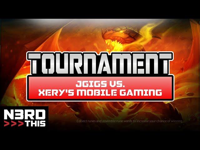 Tournament: Round 1 - JGigs v Xery's Mobile Gaming!