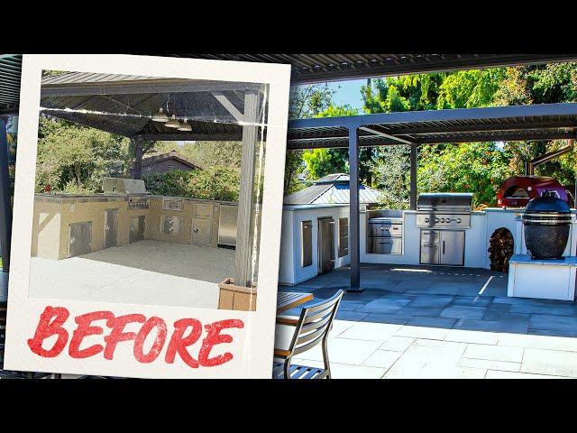 How an Outdoor Kitchen Nightmare Led to a CRAZY Backyard Transformation