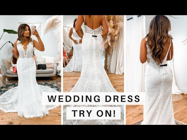 TRYING ON WEDDING DRESSES IN VANCOUVER! | BRIDAL SHOPPING VLOG