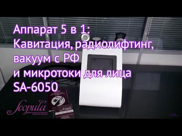 Мастер-класс по кавитации, РФ, вакуумному массажу на аппарате SA-6050 | Заказать на Scopula.ru