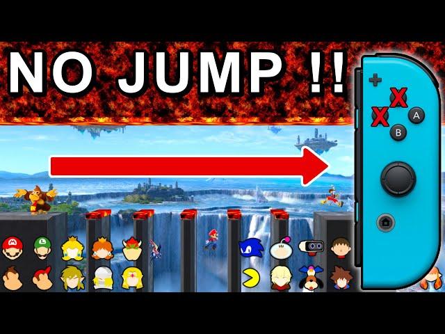 Who Can Go Over The Pillars Without Jumping ? - Super Smash Bros. Ultimate