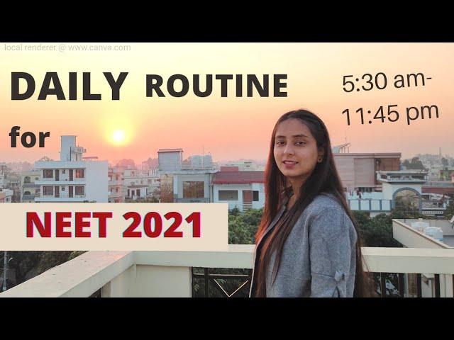 24 Hour Productive Routine | Morning to Night | NEET 2021