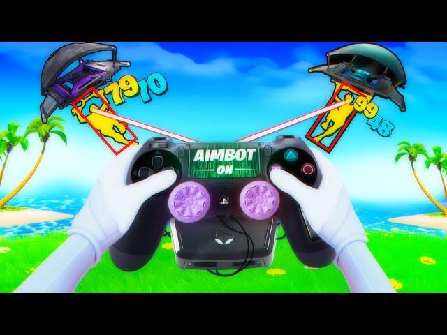 Trying The ULTIMATE *AIMBOT* Controller In Fortnite… (Ft. Zen, Aim Paddles, + MORE!)