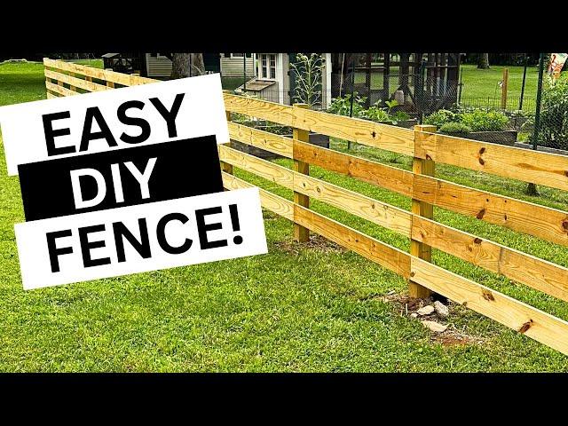 How to Build a Fence for Beginners