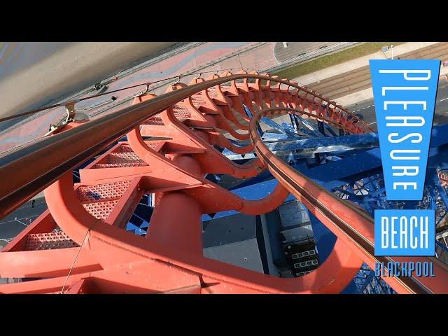 The Big One (Pepsi Max) "Between The Rails" On-Ride POV 4K | Blackpool Pleasure Beach