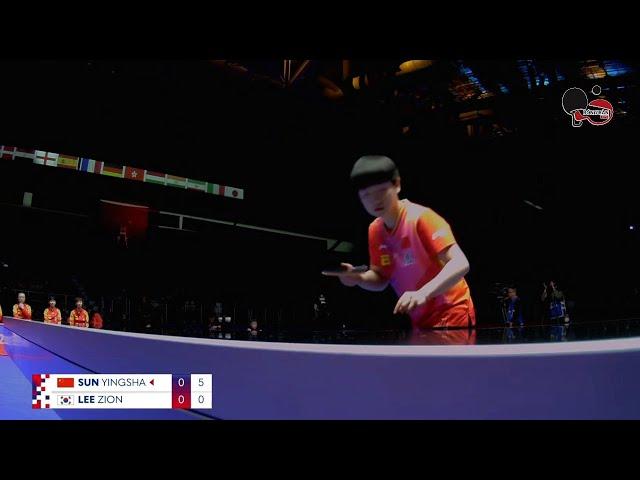 SUN YINGSHA vs LEE ZION (CHINA vs KOREA) - ITTF TEAM BUSAN 2024 WOMEN TEAM