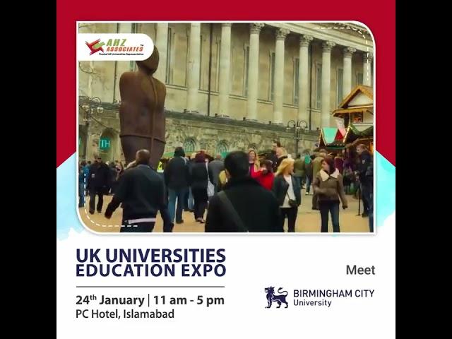 Explore the opportunities of "Birmingham City University" at UK Universities Mega Education Expo