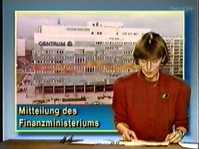 Aktuelle Kamera 12.1.1990 Spätausgabe